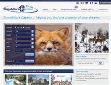Tablet Screenshot of immobiliarecaserio.com